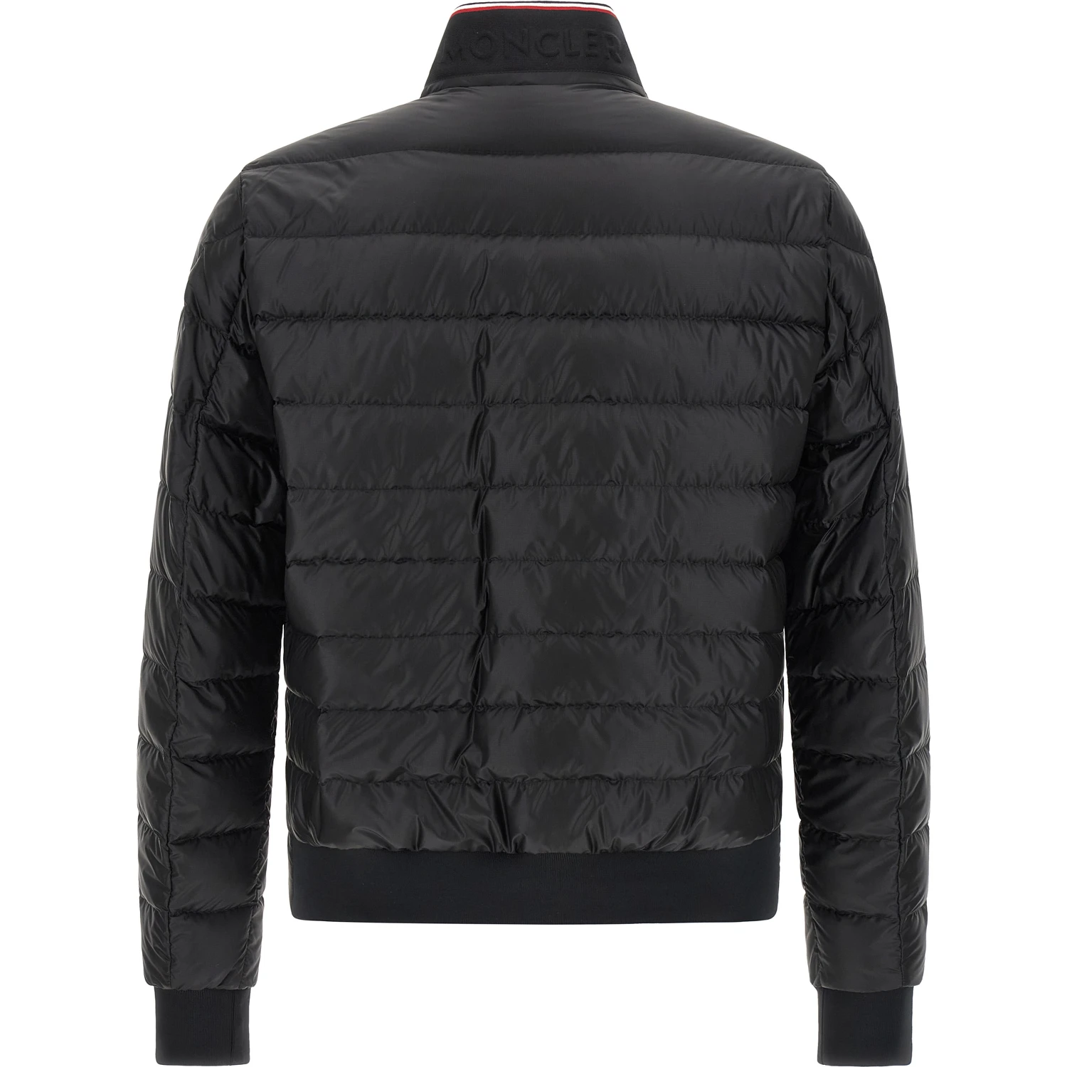 Black Polyamide Full-Length Jacket