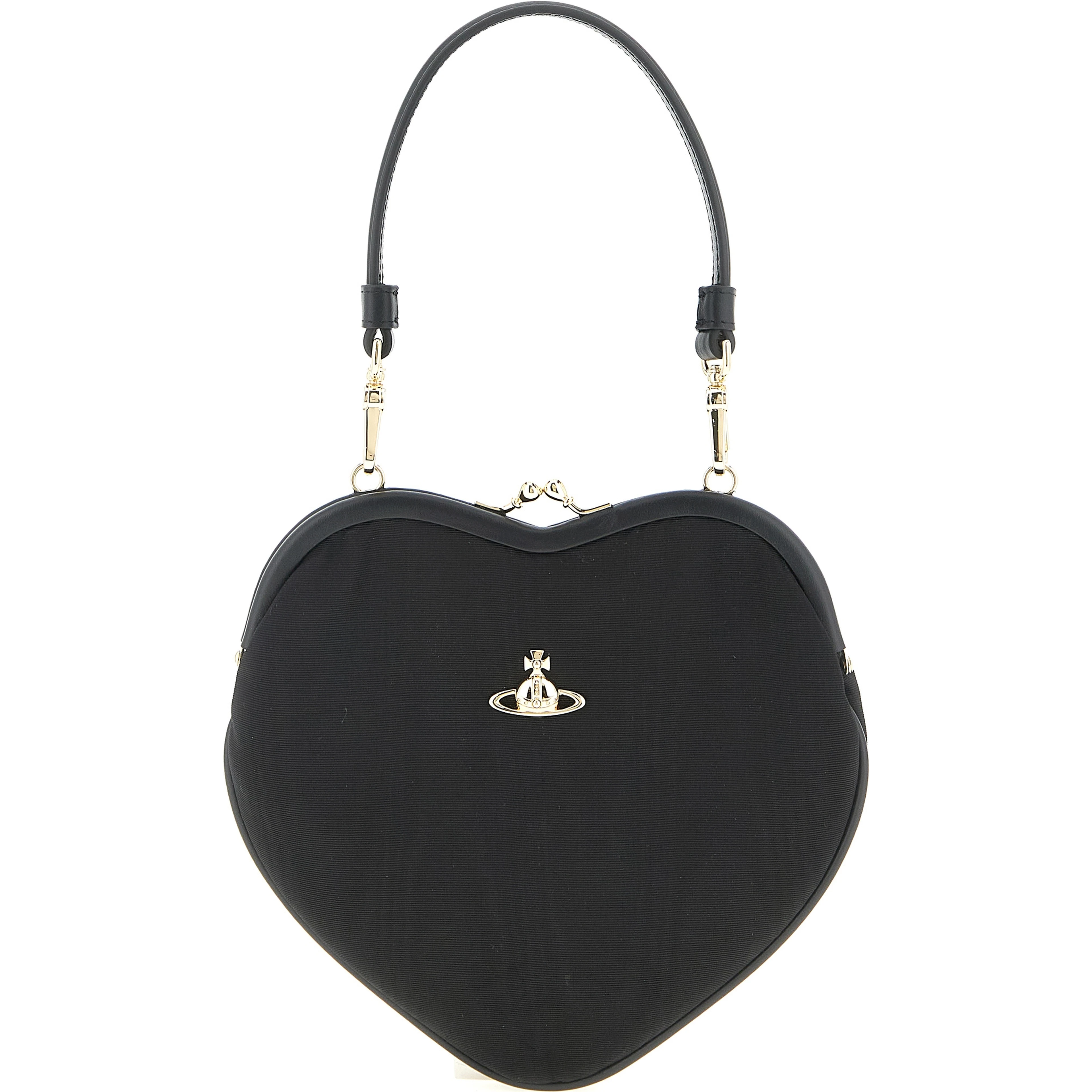 Black Viscose Handbag
