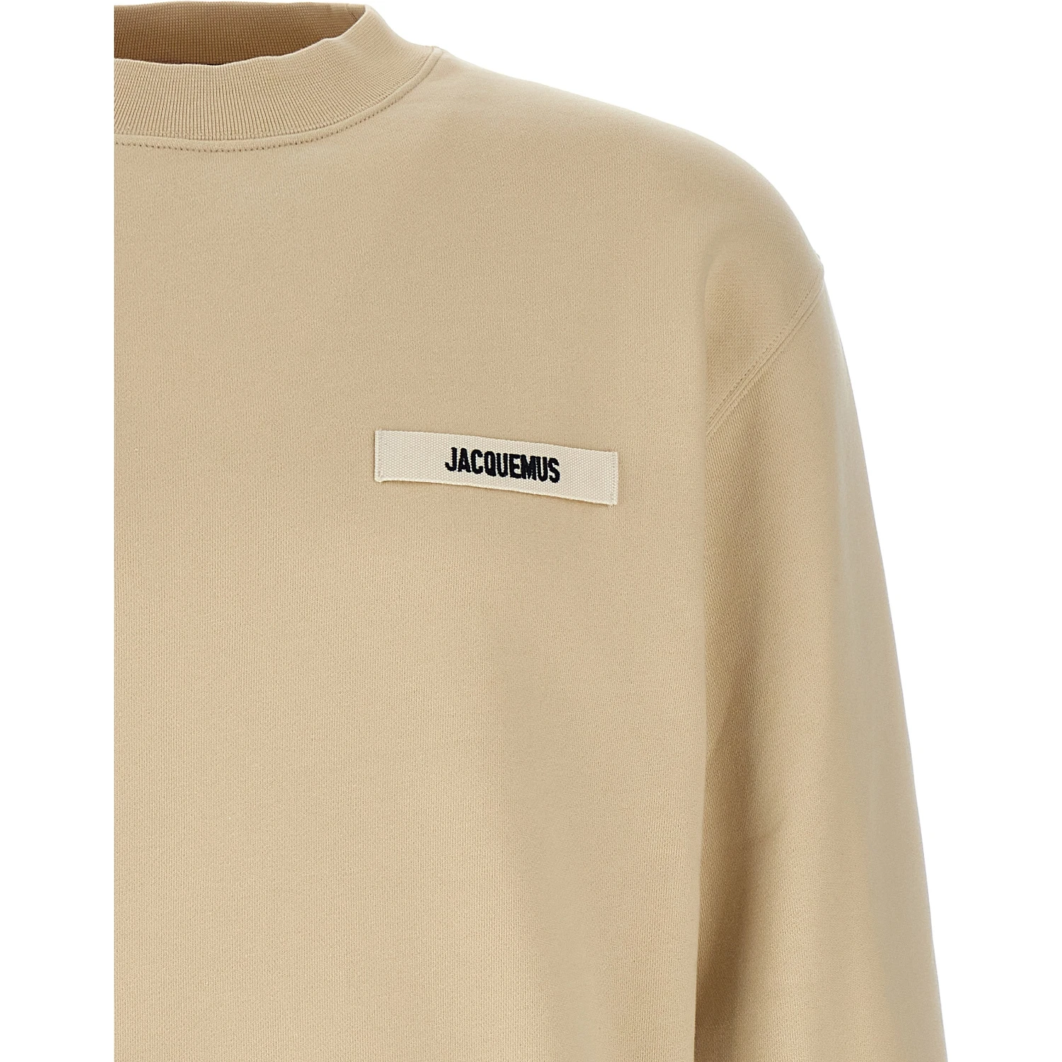 Beige Cotton Sweatshirt