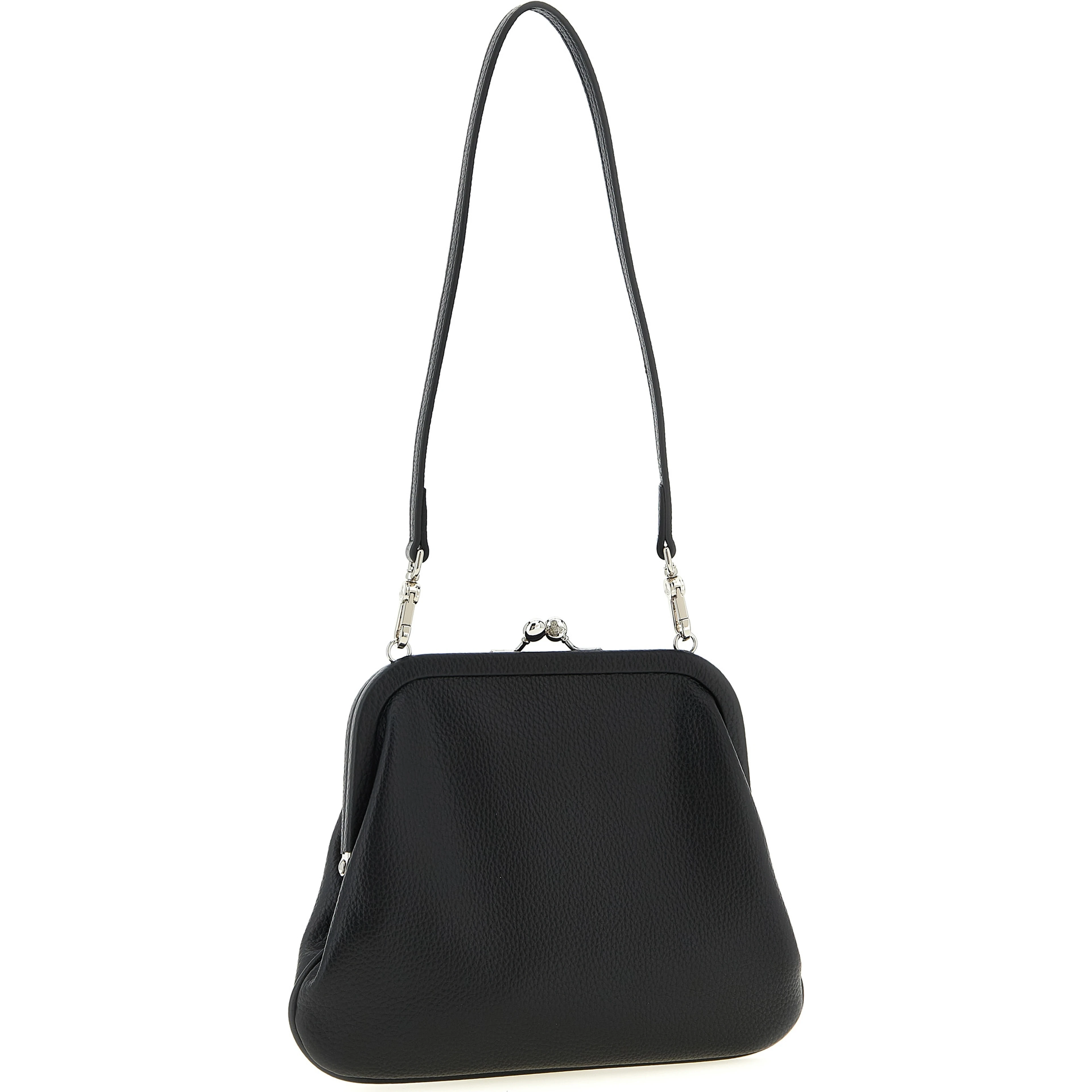 Black Polyethylene Clutch Bag