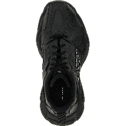 Black Calfskin Athletic Sneakers