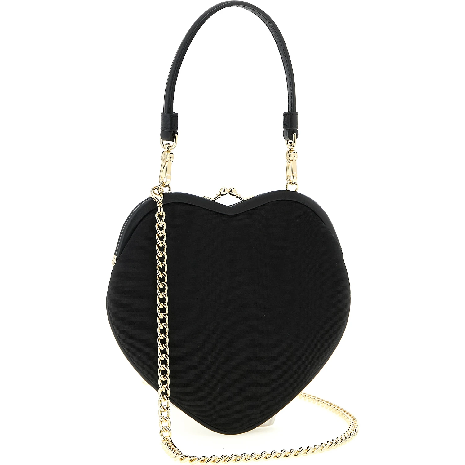 Black Viscose Handbag
