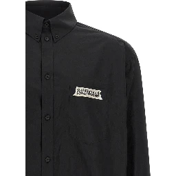 Black Cotton Blouse