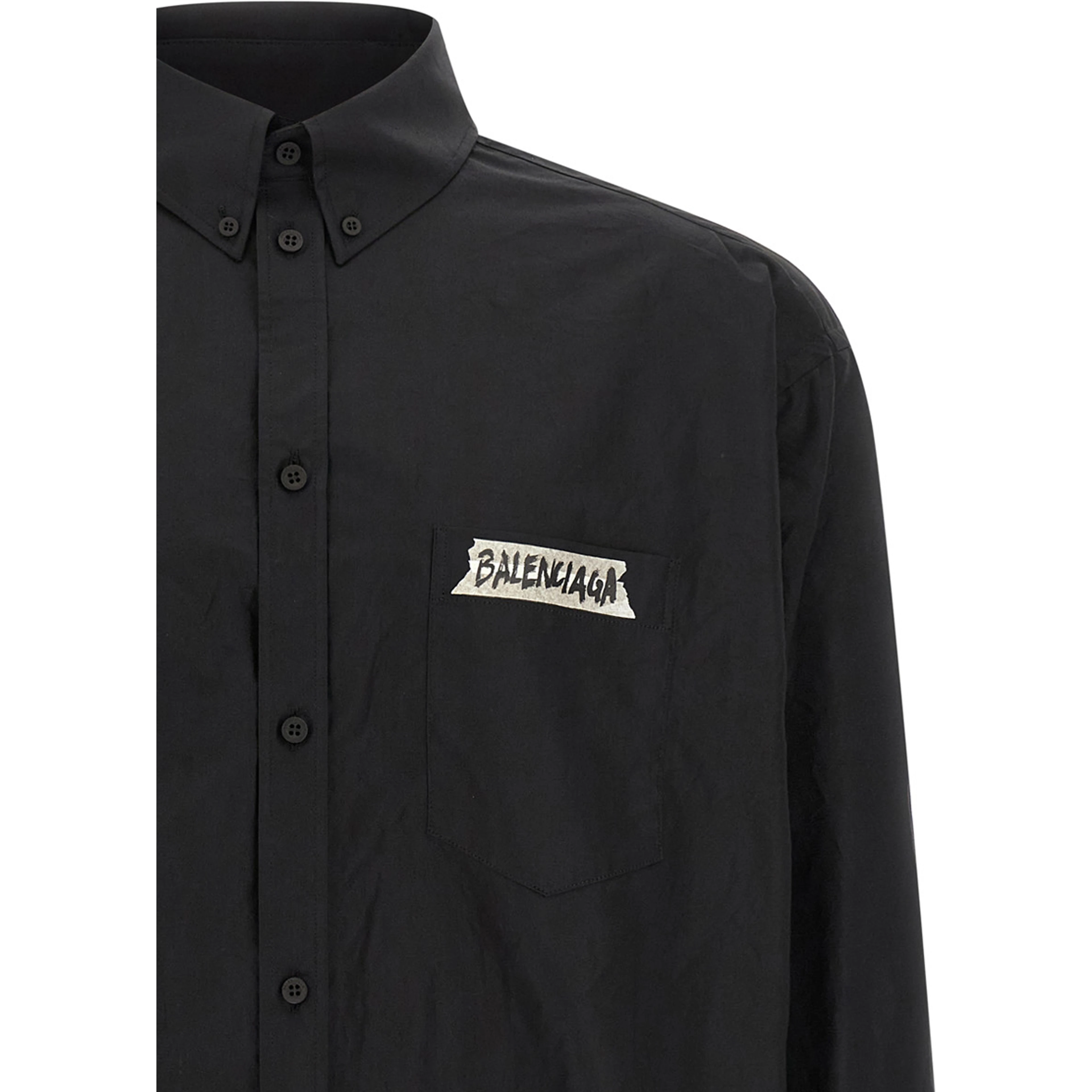 Black Cotton Blouse