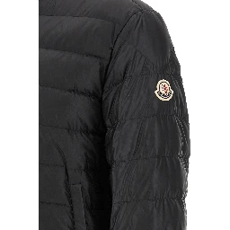 Black Polyamide Full-Length Jacket