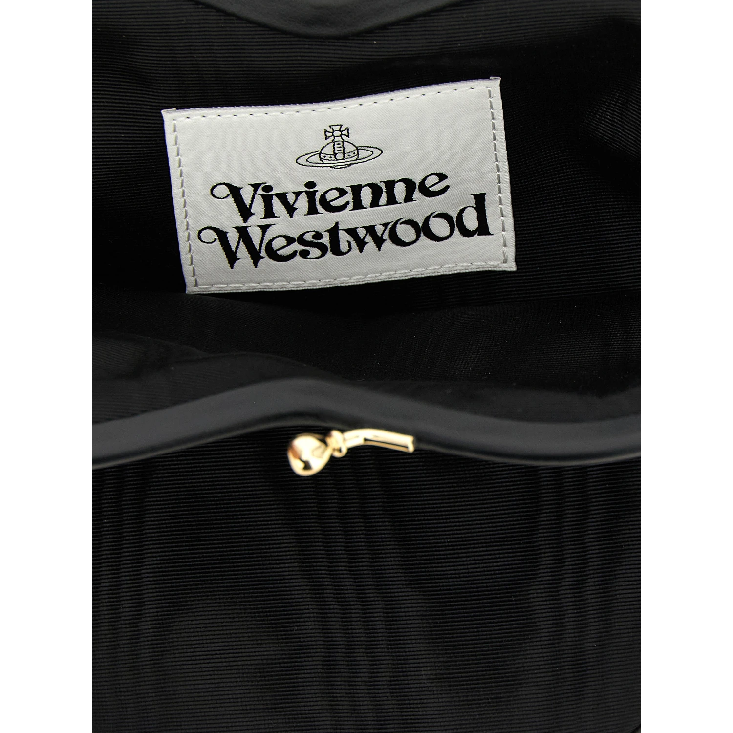 Black Viscose Handbag