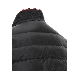 Black Polyamide Full-Length Jacket