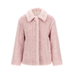 Multicolor Alpaca Leather Coat