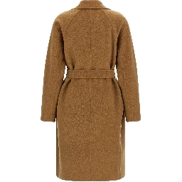 Beige Cashmere Coat
