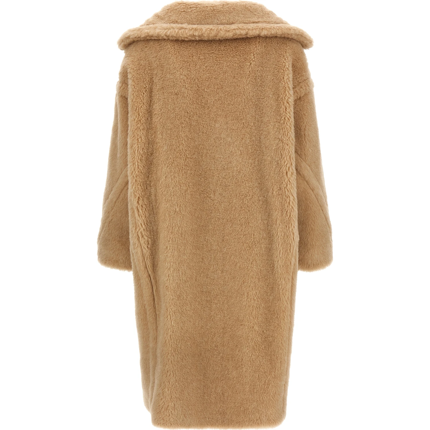 Beige Alpaca Leather Coat