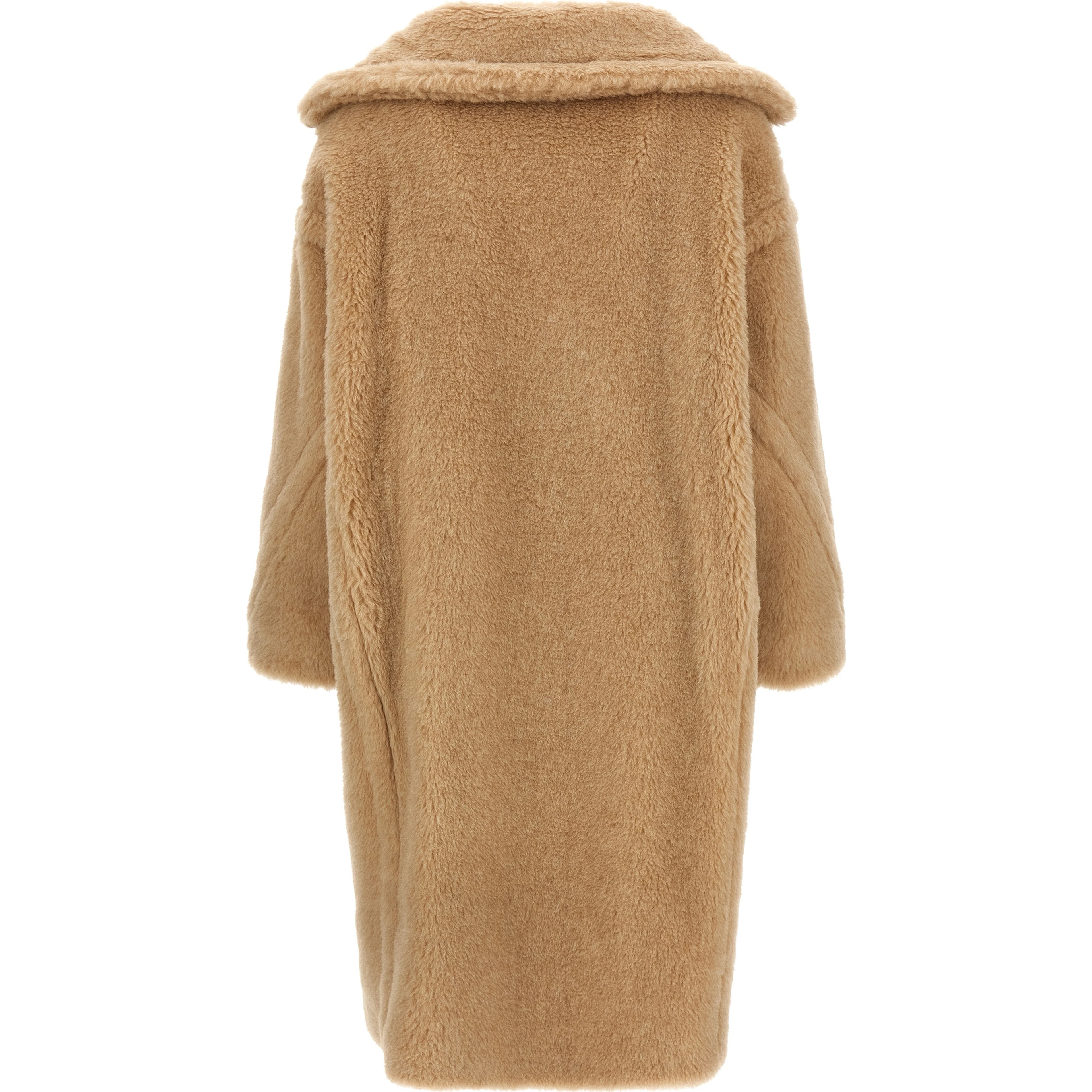 Beige Alpaca Leather Coat
