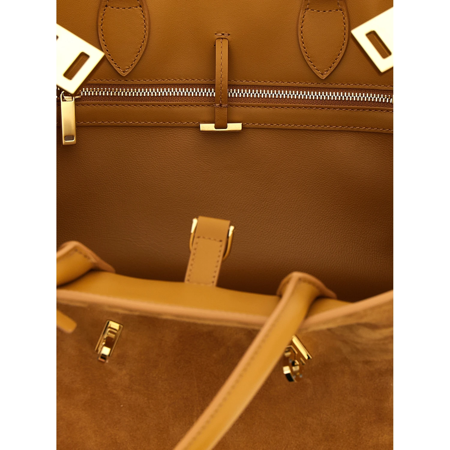 Beige Goatskin Handbag