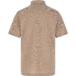 Beige Cotton Polo Shirt