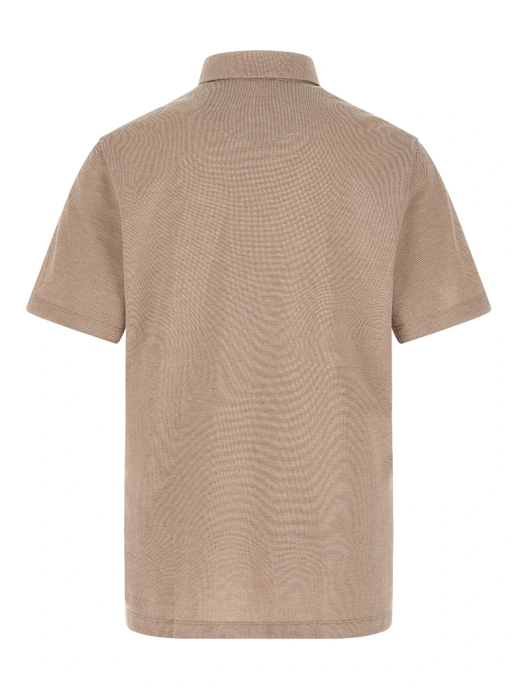 Beige Cotton Polo Shirt alternative