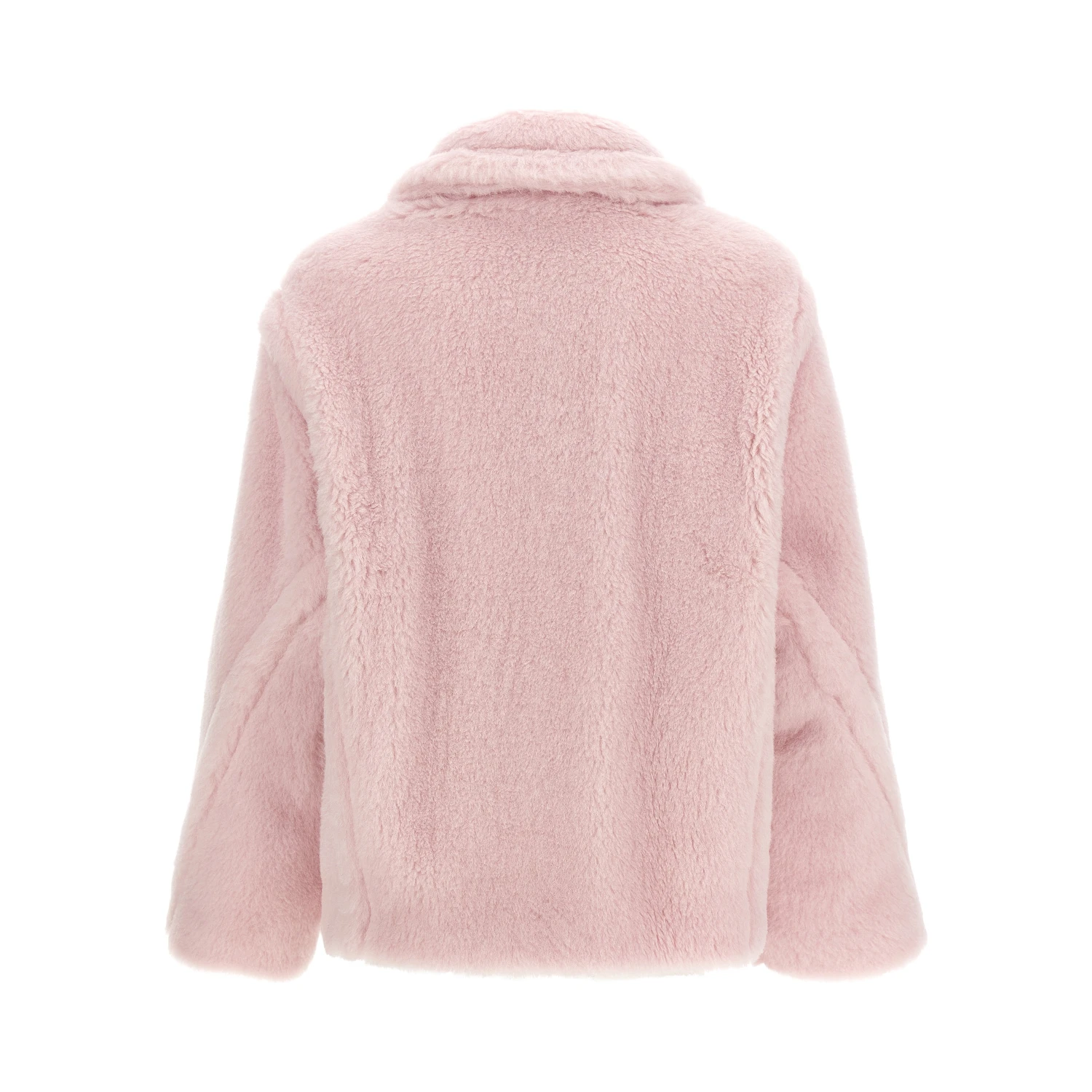 Multicolor Alpaca Leather Coat