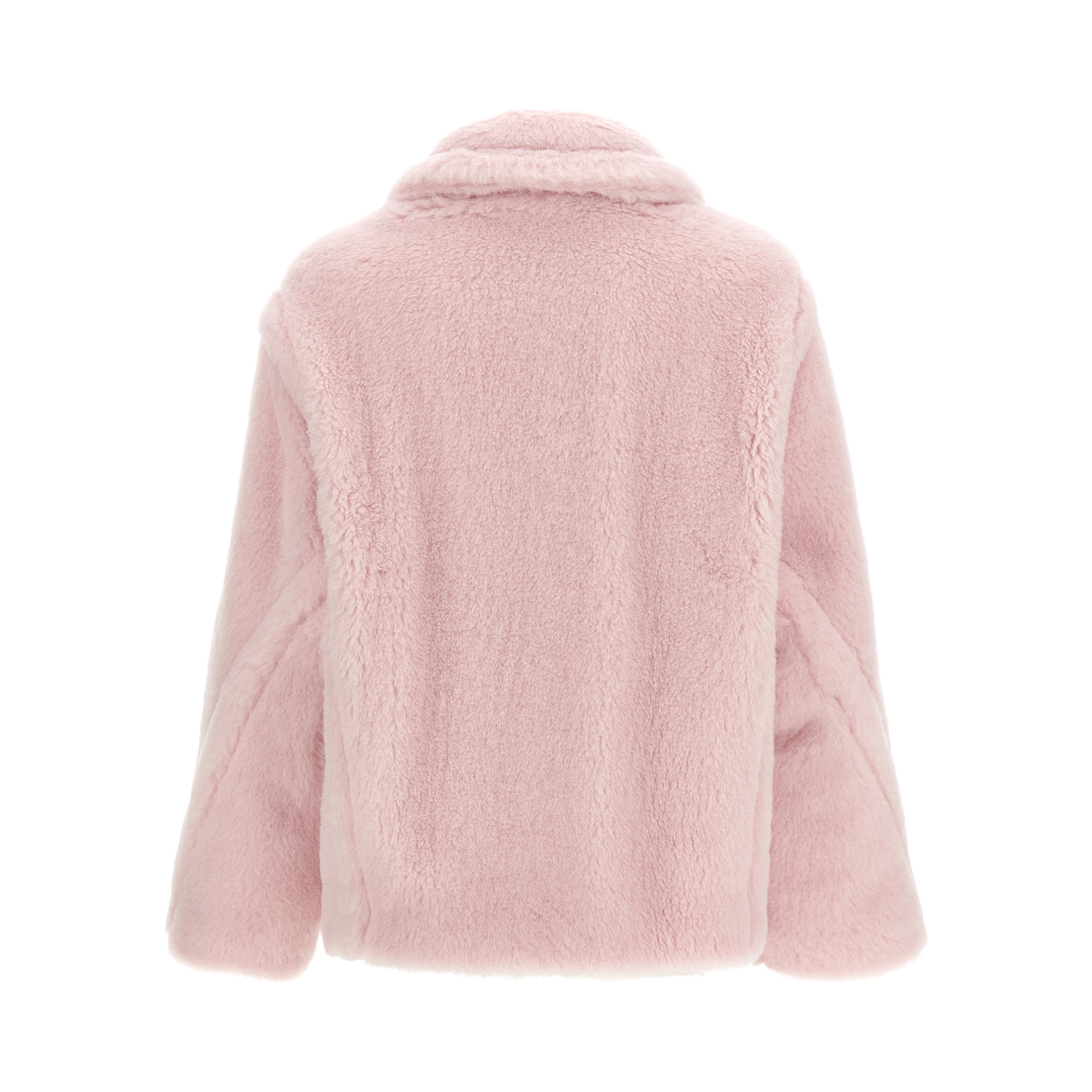 Multicolor Alpaca Leather Coat