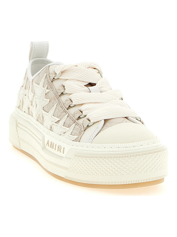 Beige Polyester Low Top Sneakers alternative