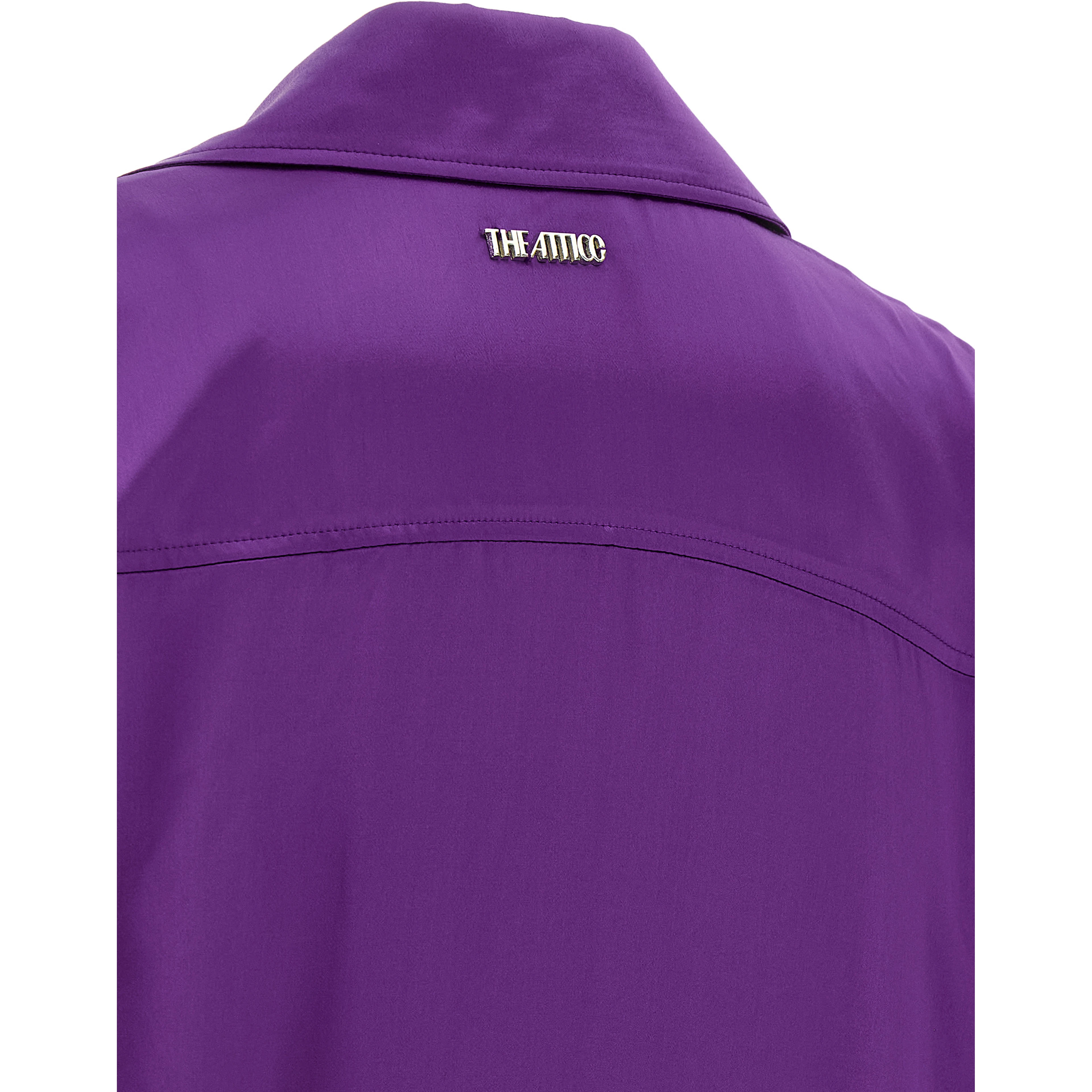Purple Rayon Midi Dress