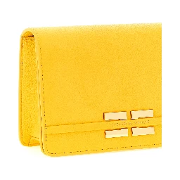 Bicolor Polyester Crossbody Bag