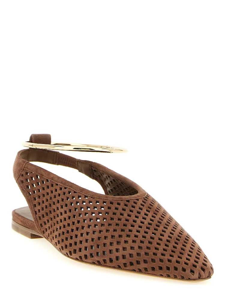 Brown Goatskin Ballet Flats alternative