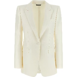 White Wool Blazer