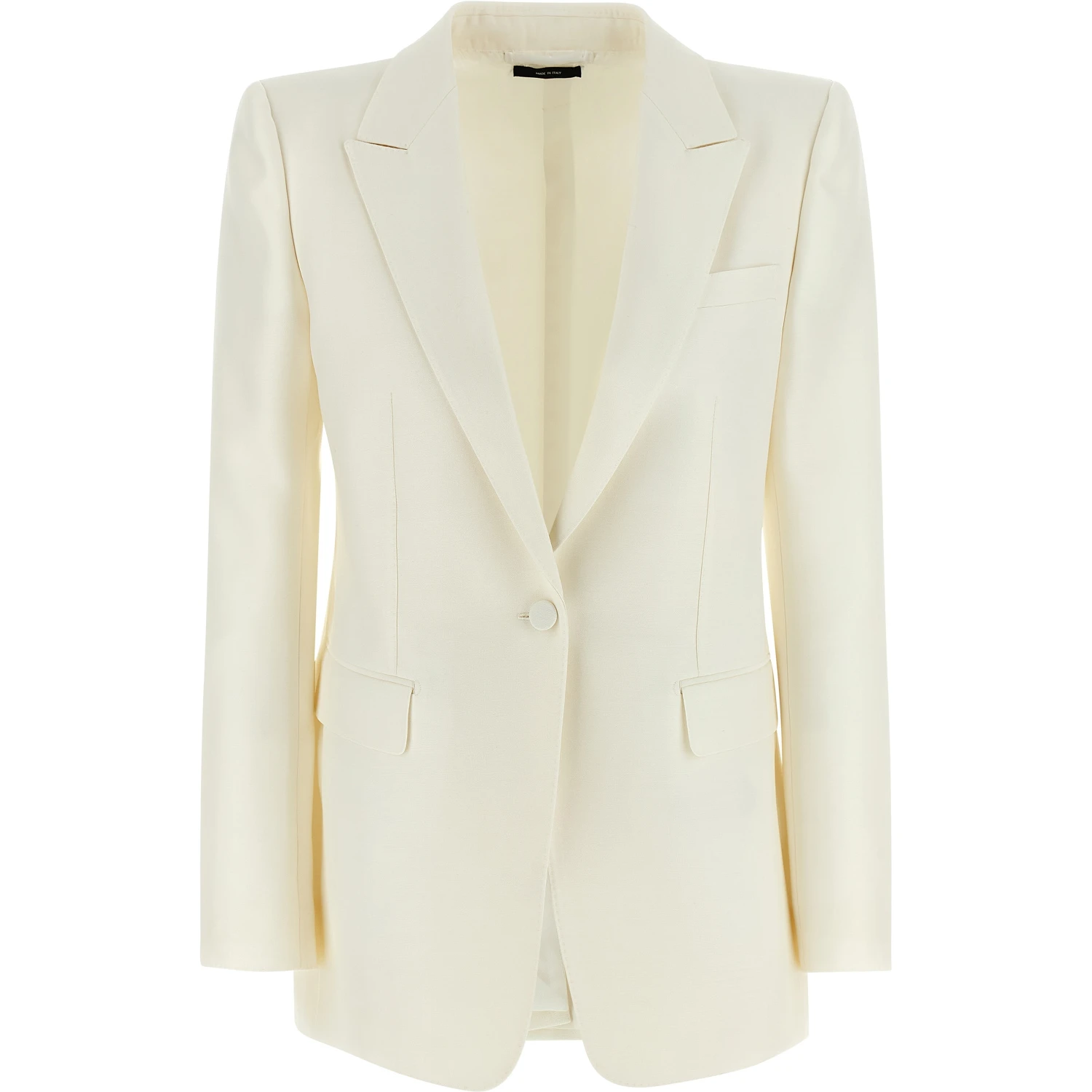 White Wool Blazer