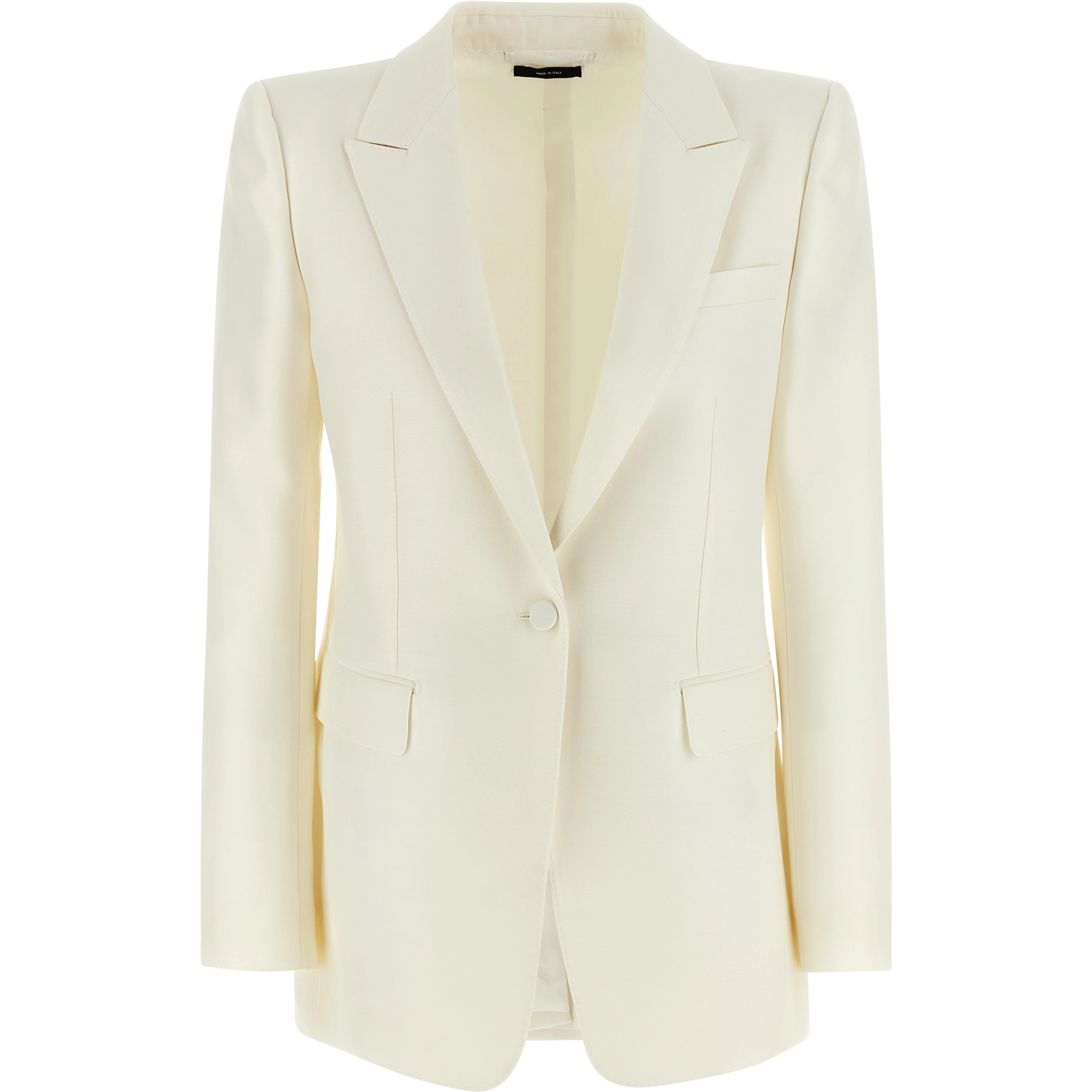 White Wool Blazer