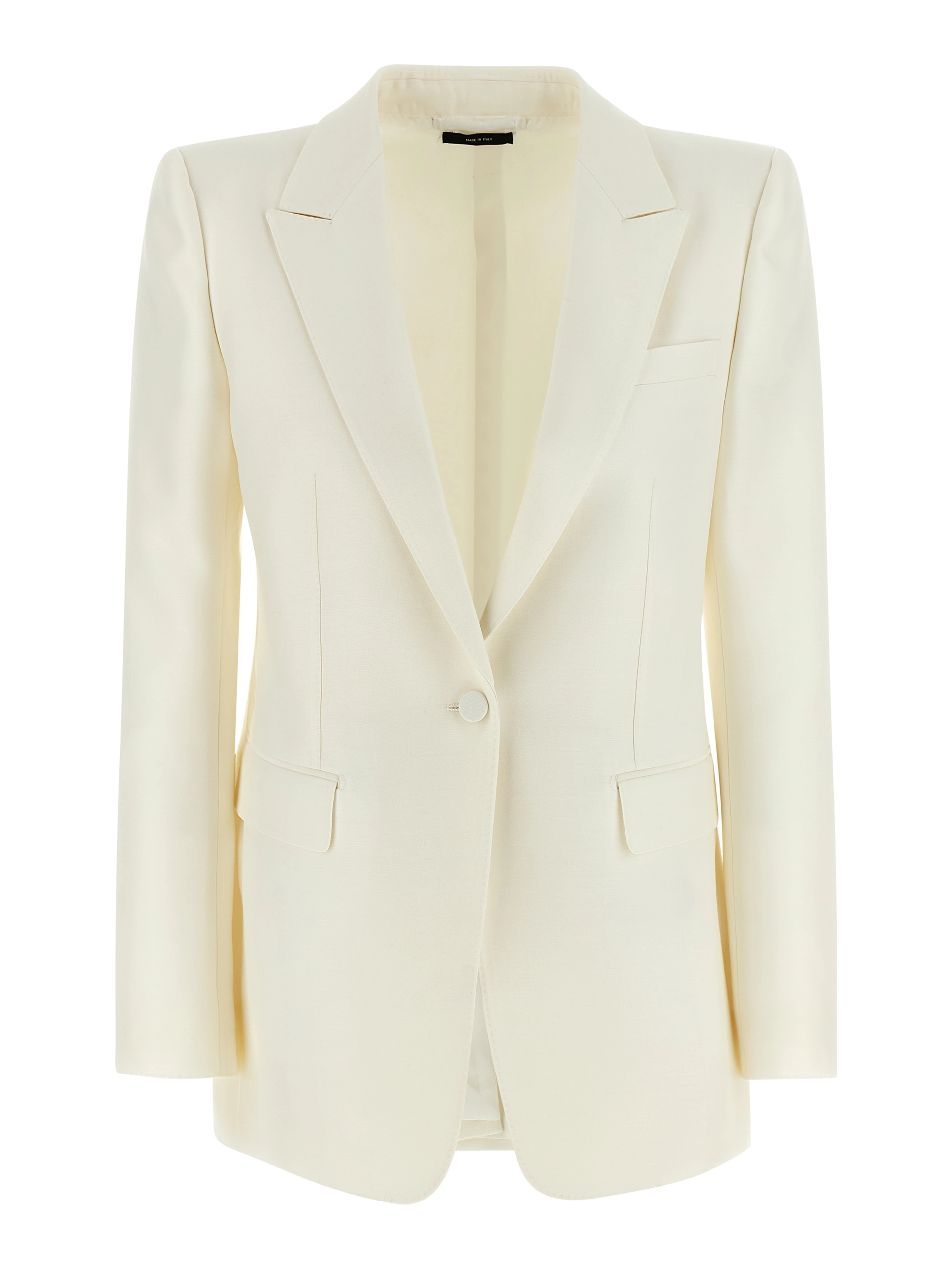 White Wool Blazer
