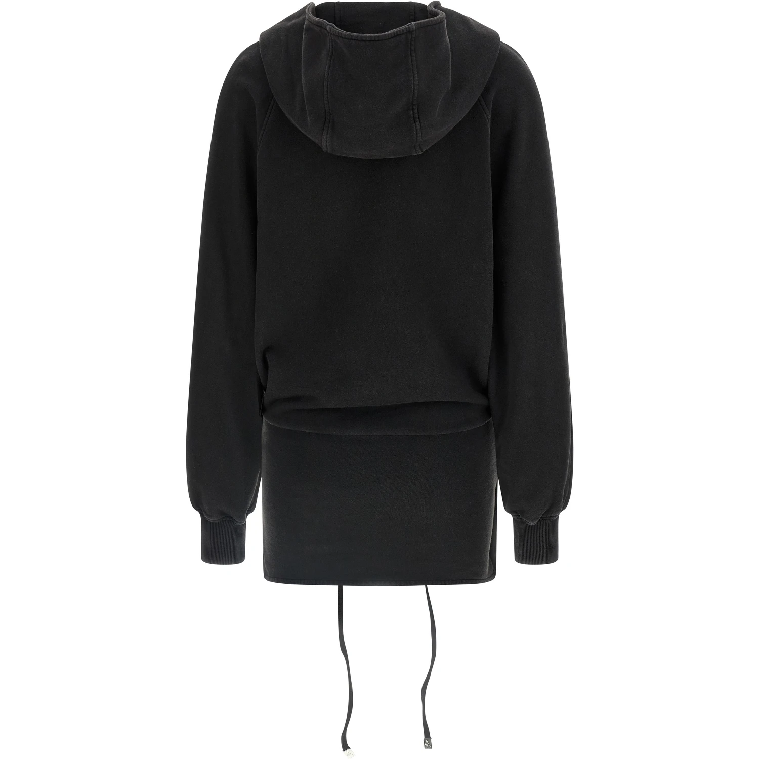 Black Cotton Short Dress