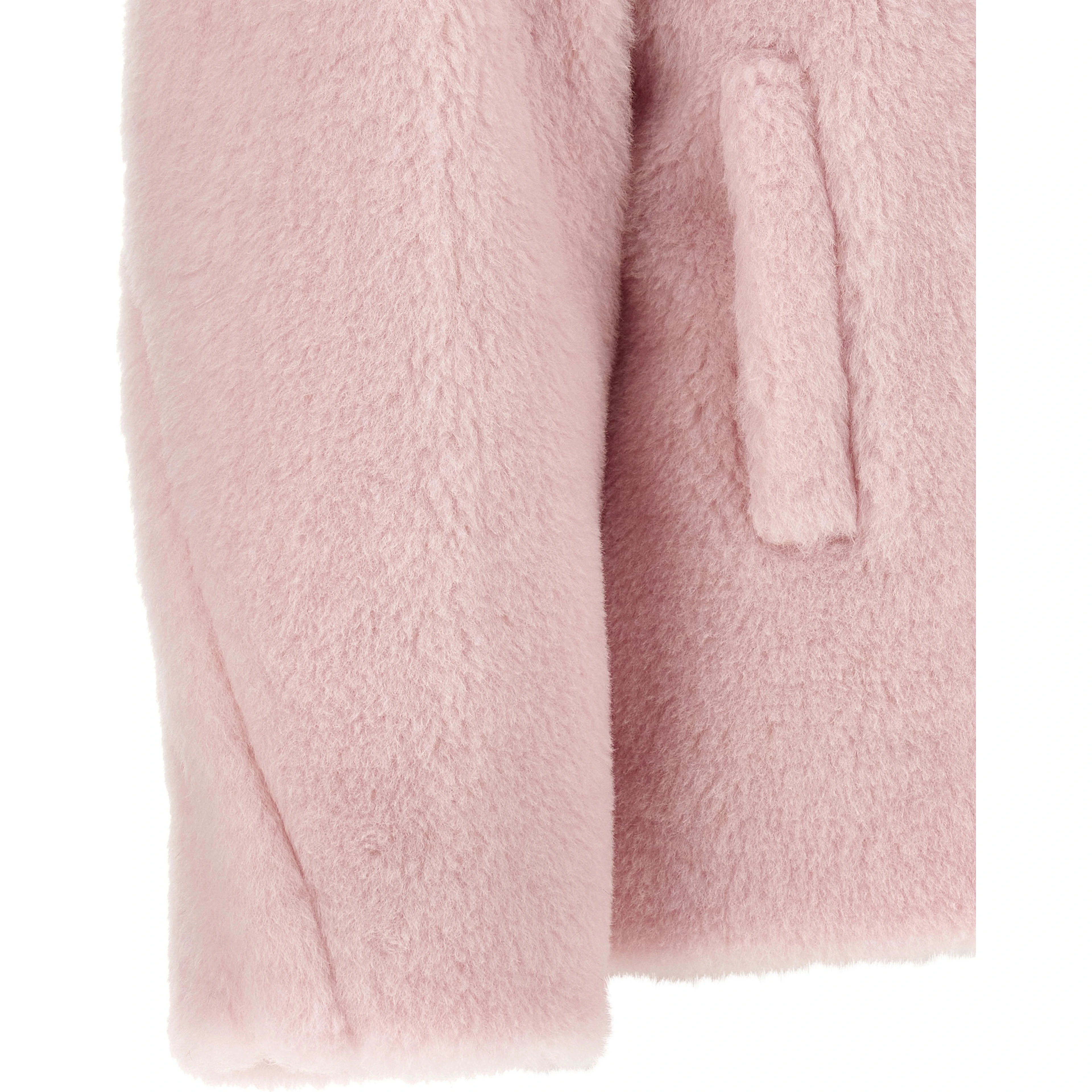 Multicolor Alpaca Leather Coat