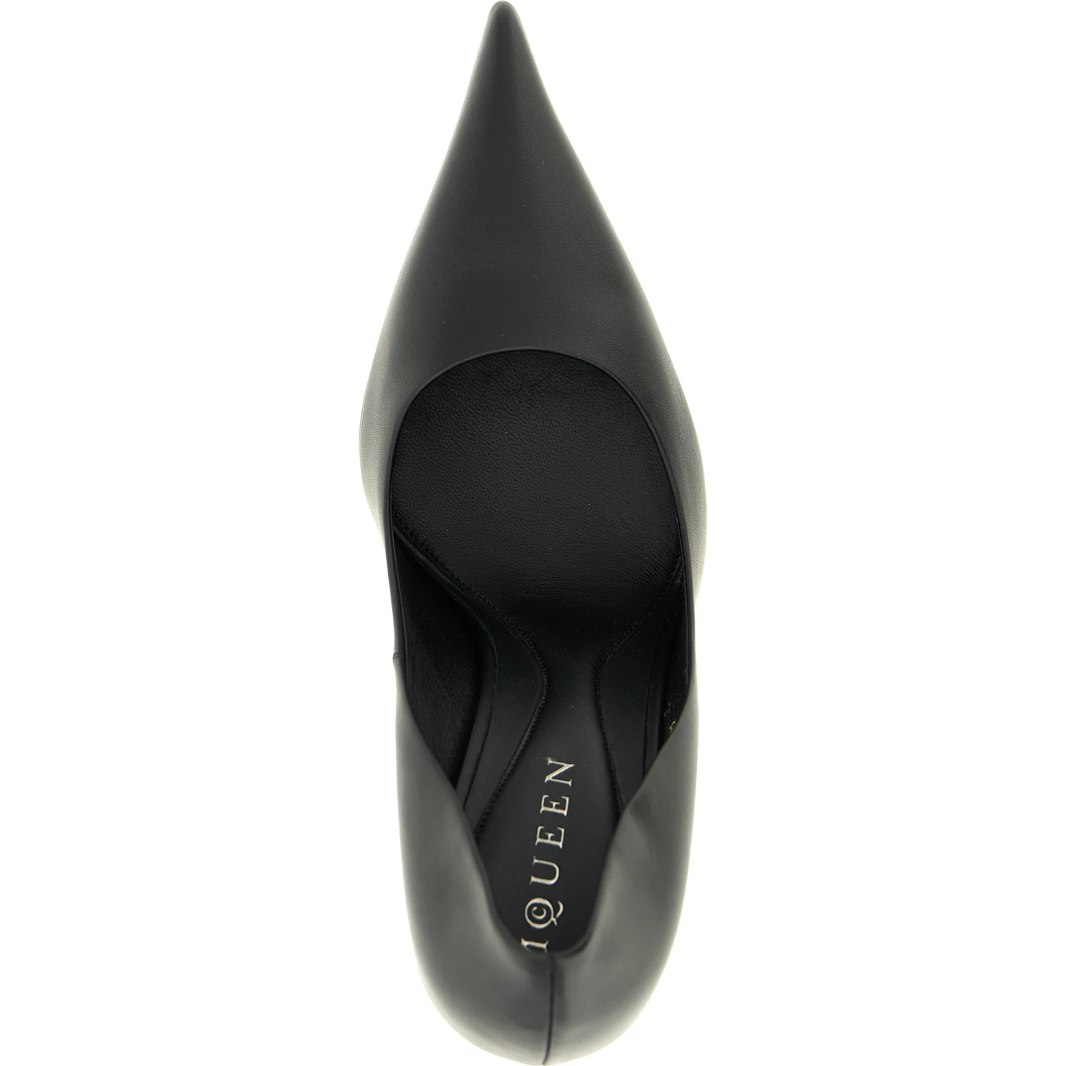 Black Calfskin High Heel Pumps