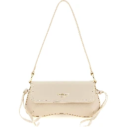 White Leather Shoulder Bag