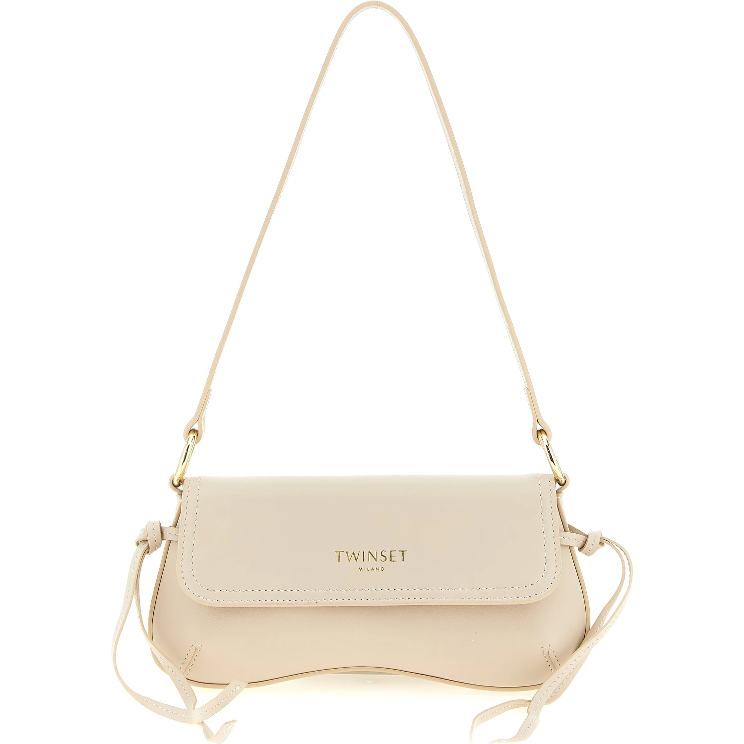 White Leather Shoulder Bag