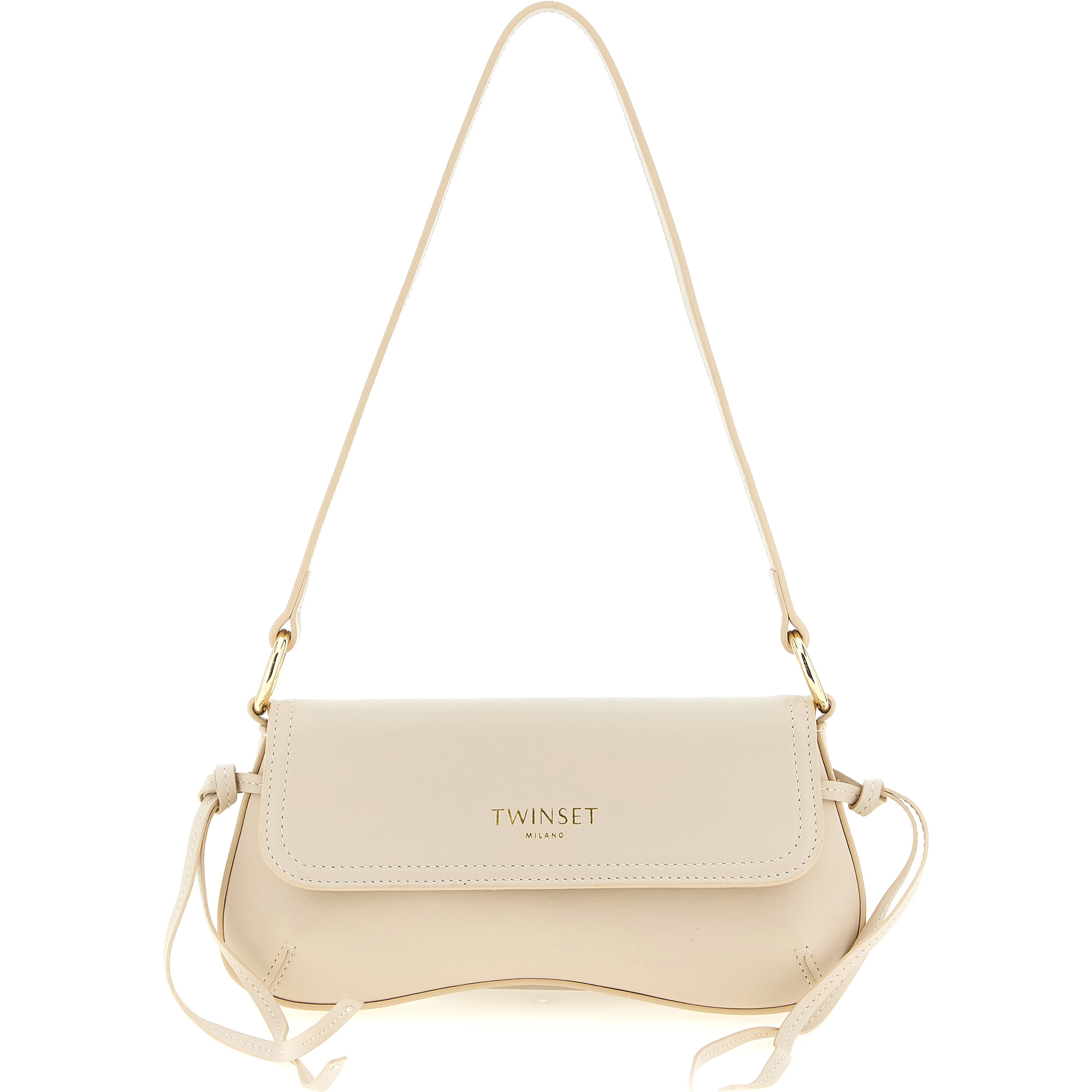 White Leather Shoulder Bag
