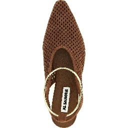 Brown Goatskin Ballet Flats
