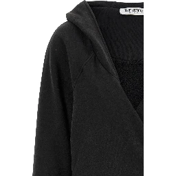Black Cotton Short Dress