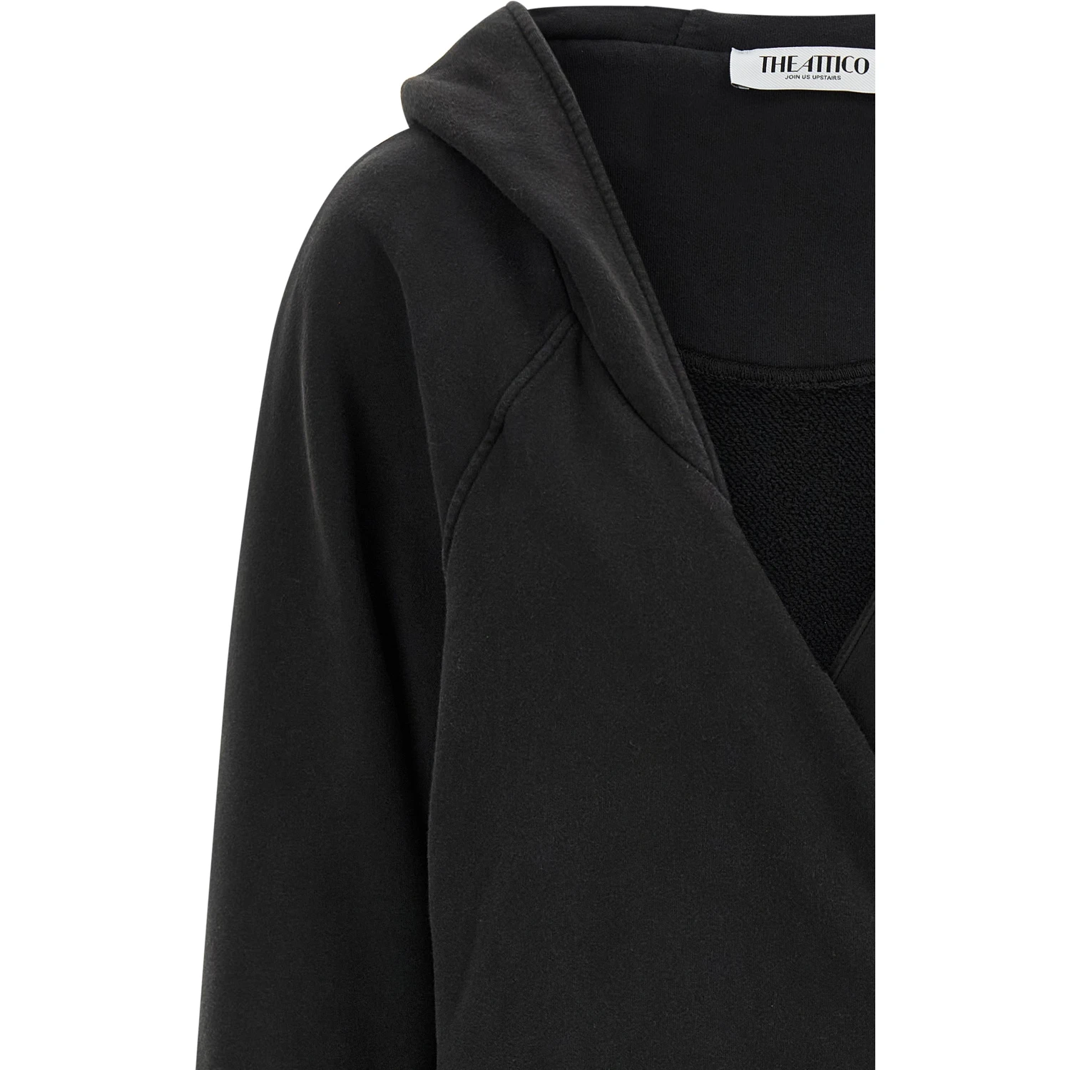 Black Cotton Short Dress