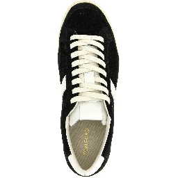 Bicolor Leather Low Top Sneakers