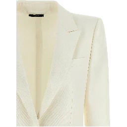 White Wool Blazer