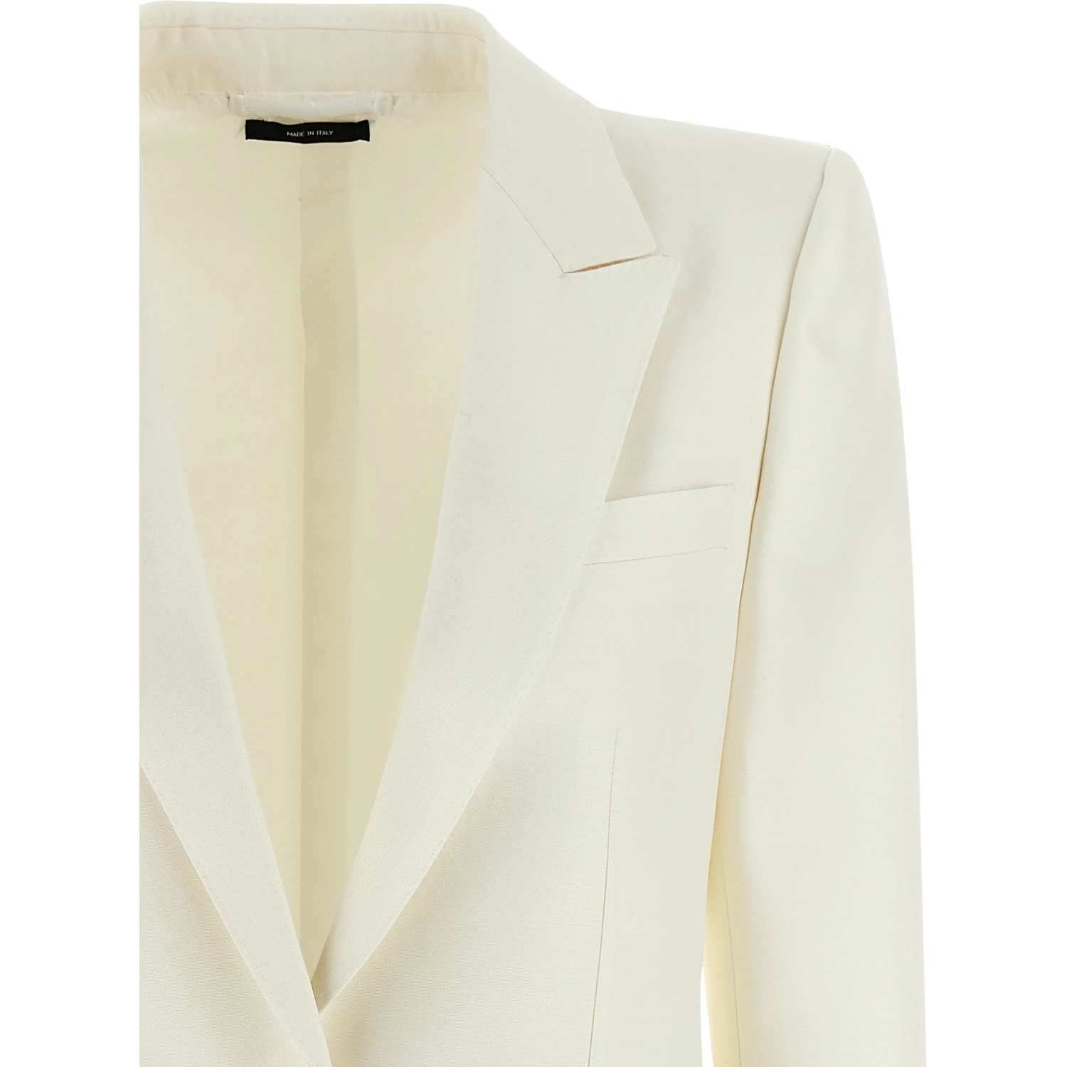 White Wool Blazer