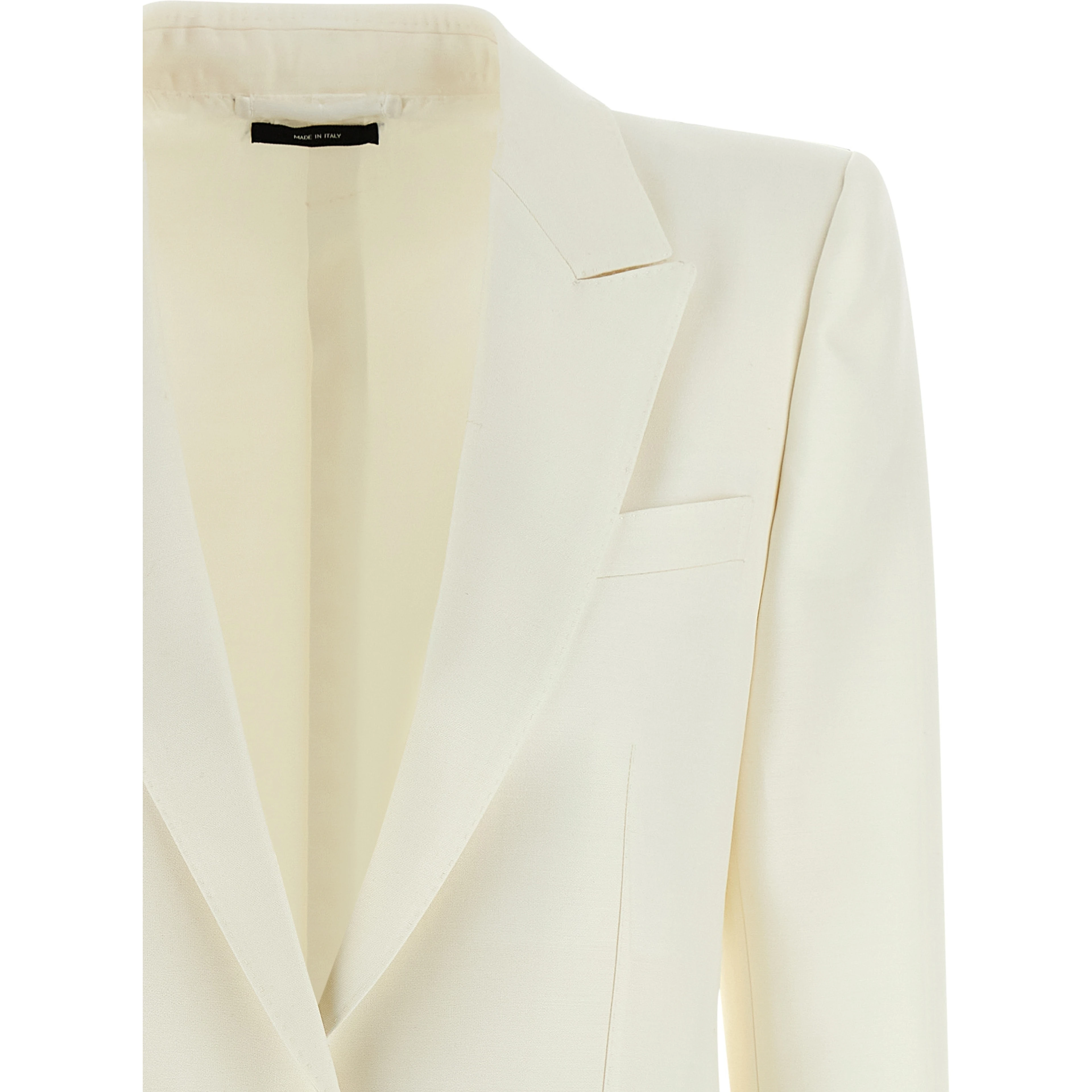 White Wool Blazer