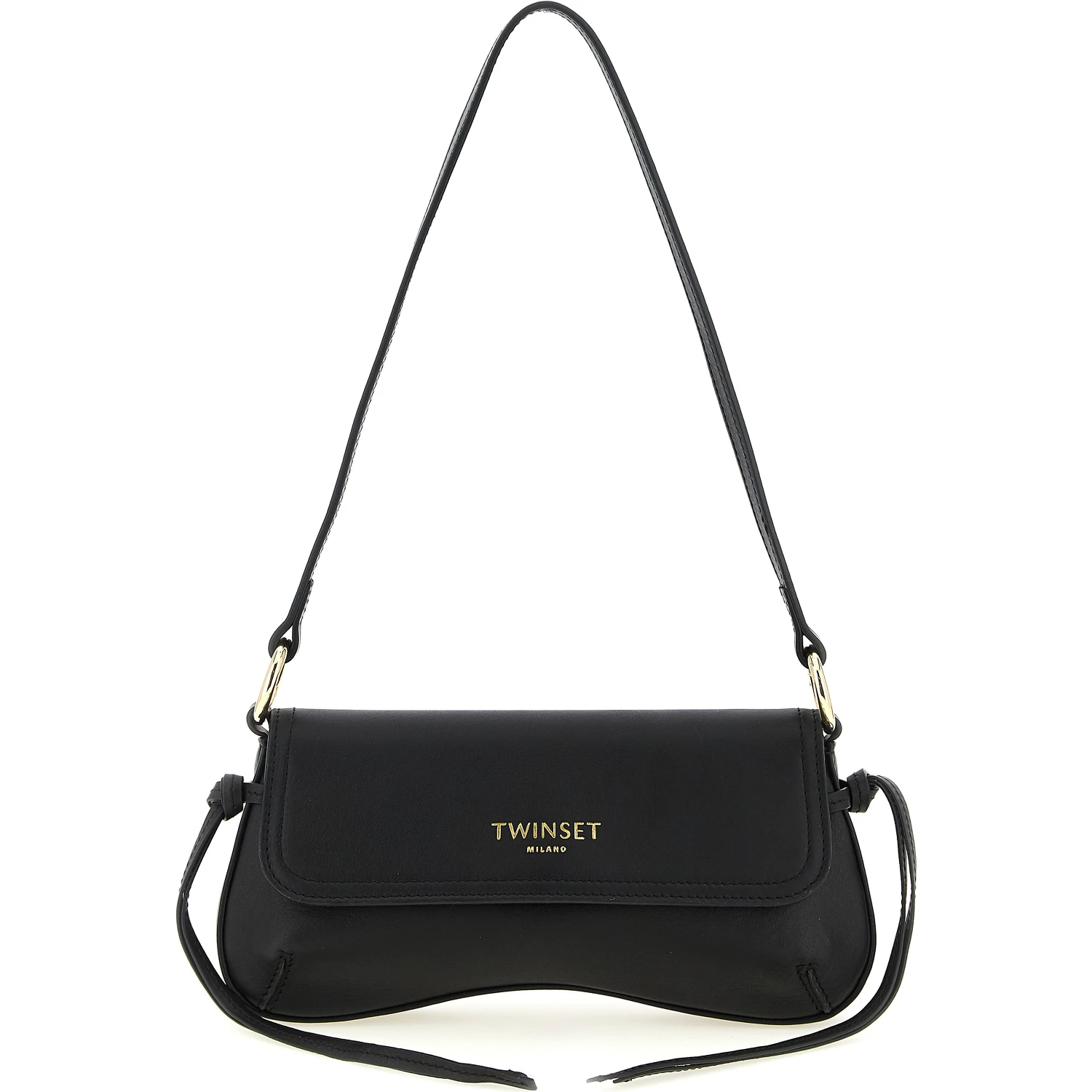 Black Leather Shoulder Bag