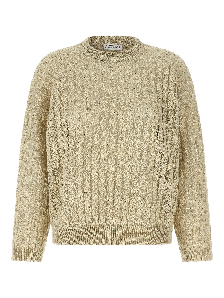Beige Linen Cardigan