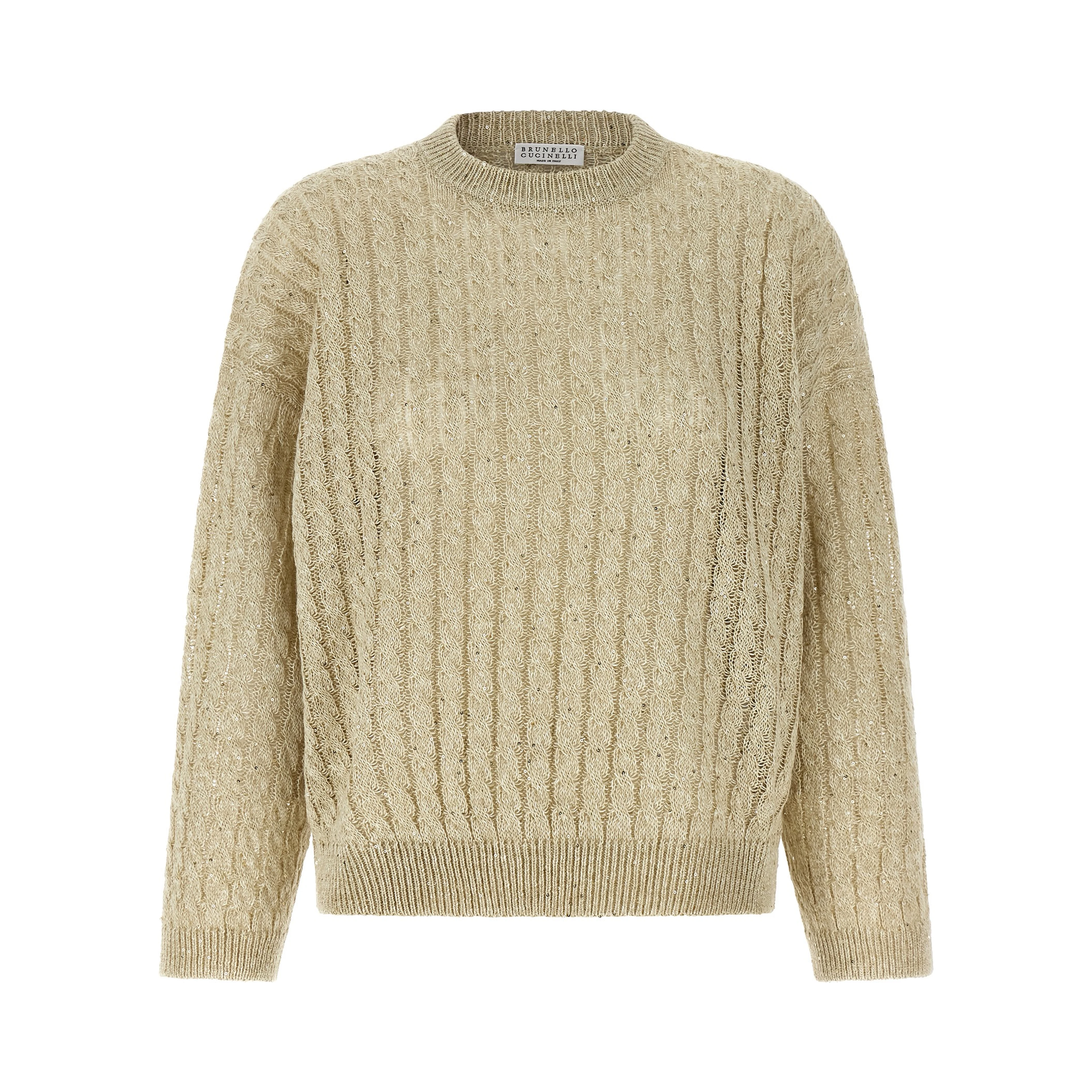 Beige Linen Cardigan