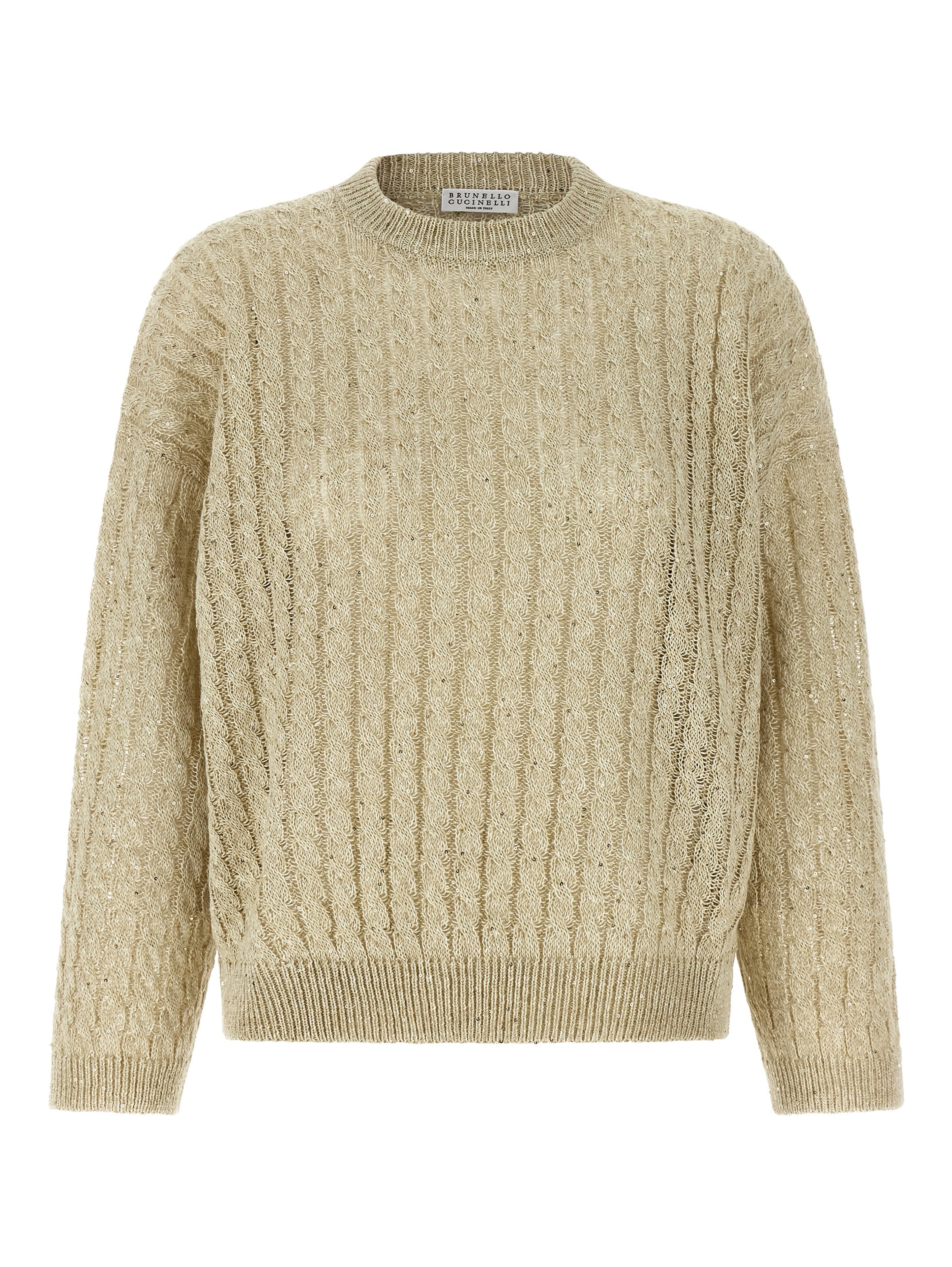 Beige Linen Cardigan