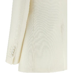 White Wool Blazer