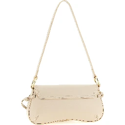 White Leather Shoulder Bag