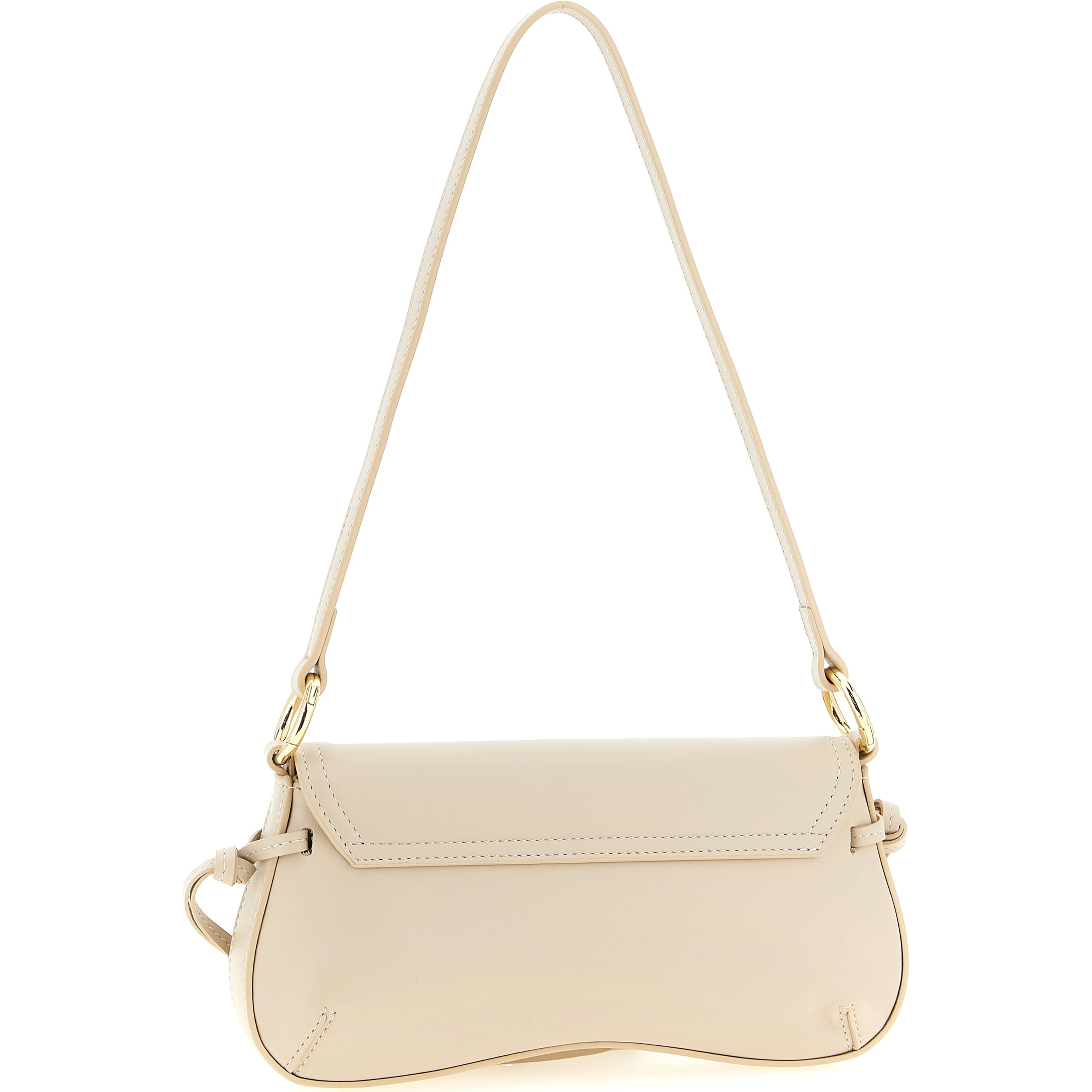 White Leather Shoulder Bag