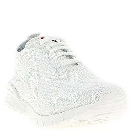 White Cotton Athletic Sneakers