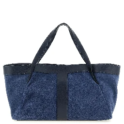 Blue Polyethylene Shoulder Bag